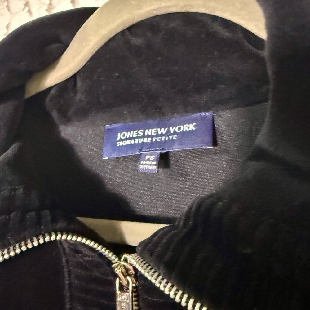 Jones New York Black Velvet Jacket - Picture 8 of 10